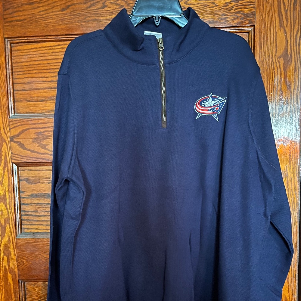 Knit quarter zip NHL sweater